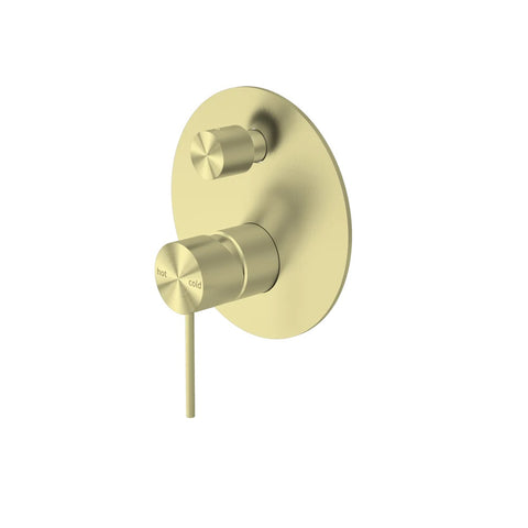 Nero Mecca Shower Mixer With Divertor Brushed Gold NR221911ABG