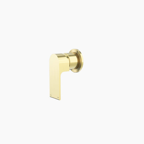 Nero Bianca Shower Mixer With 60mm Plate Brushed Gold NR321511HBG