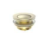 Seima Pop-Out Bath Waste 40mm (for integrated overflow) Brushed Gold 192026