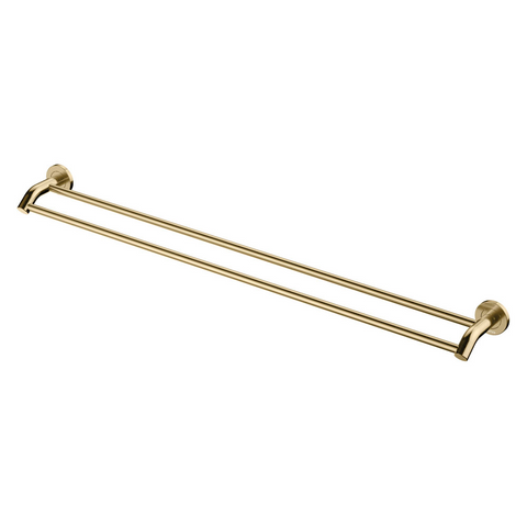 FIenza Kaya Double Towel Rail 900mm Urban Brass 82808UB