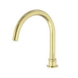 Nero Kara Hob Bath Set Spout Only 200mm Brushed Gold NR211703sBG