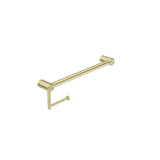 Nero Mecca Care 25mm Toilet Roll Rail 450mm Brushed Gold NRCR2518ABG