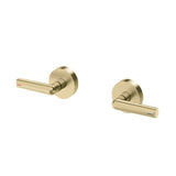 Phoenix Vivid Slimline Plus Lever Wall Top Assemblies Brushed Gold 119-0601-12-1