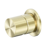 Nero Zen Pinless Shower Mixer 60mm Plate Trim Kit Only Brushed Gold NR162211TABG