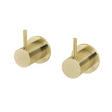 Phoenix Vivid Slimline Wall Top Assemblies 15mm Extended Spindles Brushed Gold VS067-12-1