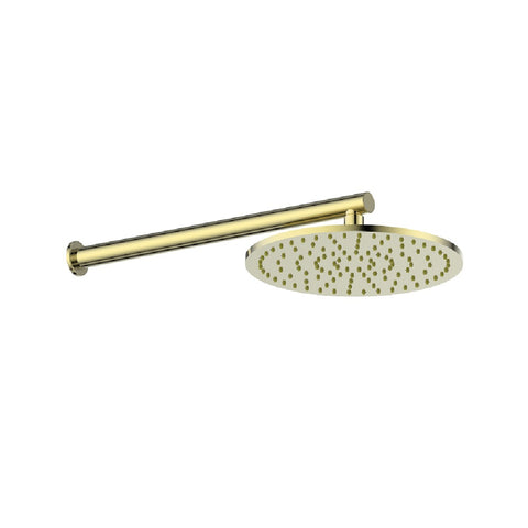 Greens Lavish Brass Wall Shower PVD Brushed Brass 239102BB