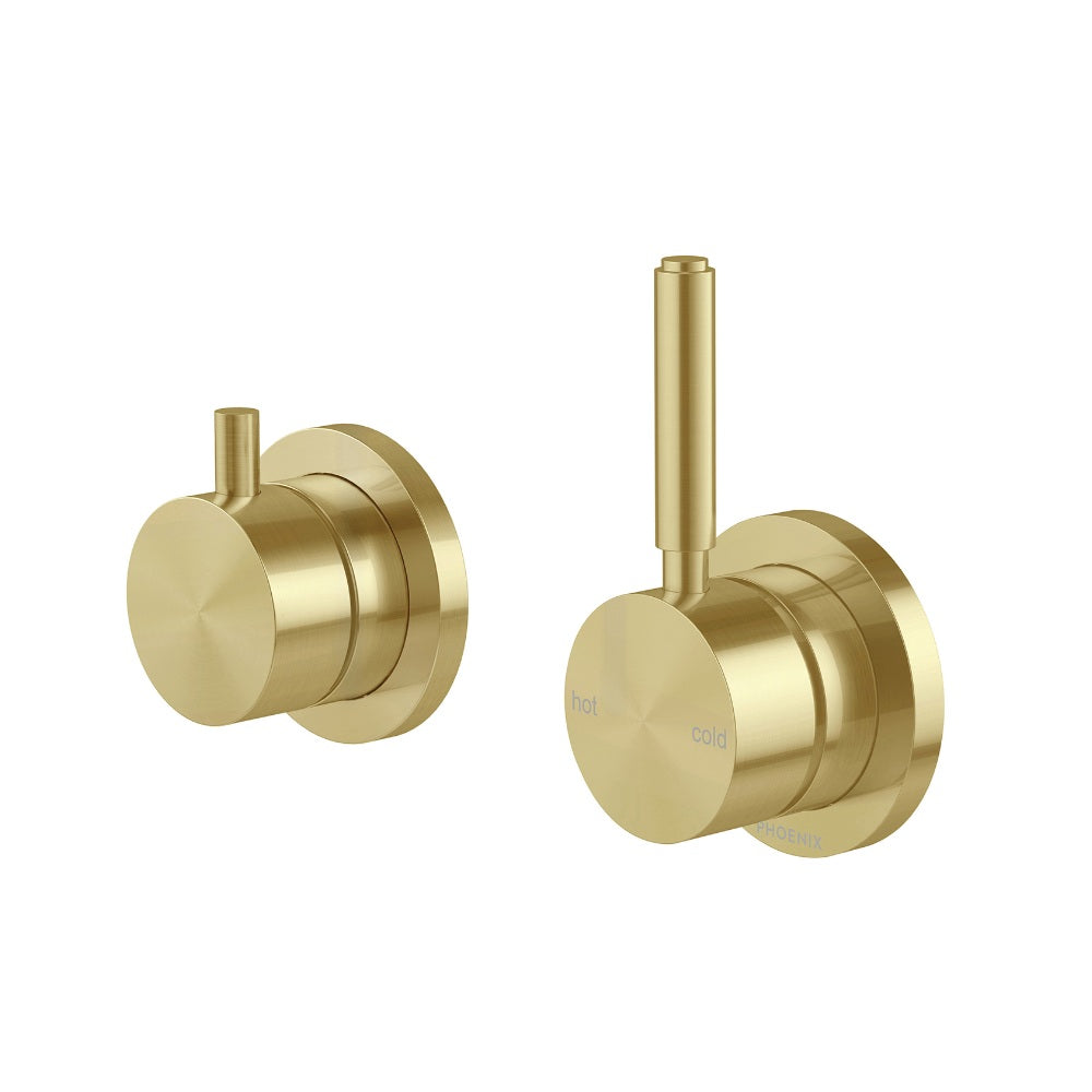 Phoenix Vivid Mkii Switchmix Shower / Bath Diverter Mixer Pin Up Brushed Gold 146-2912-12-1