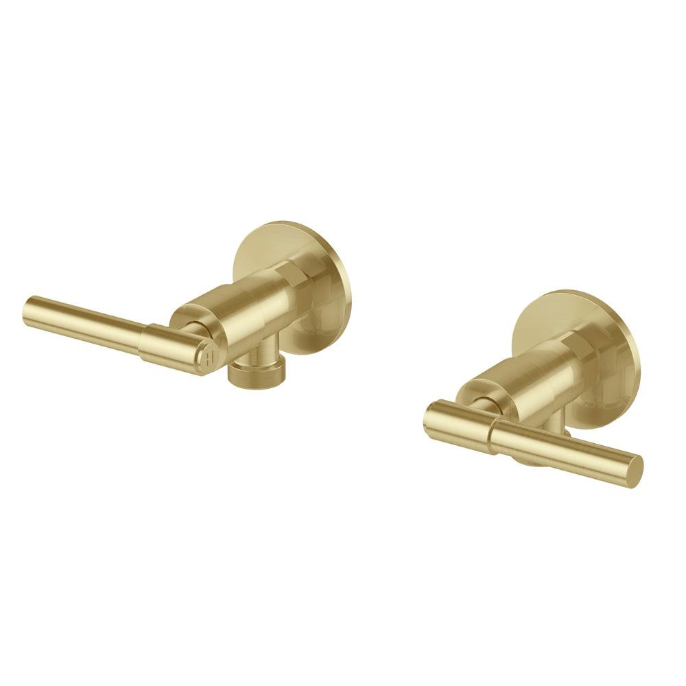Phoenix Vivid Mkii Washing Machine Stops Brushed Gold 146-0610-12-1