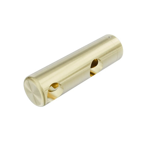 Nero Mecca Care Make Your Own 25mm Grab Rail Double End Bracket Left Hand Brushed Gold NR5390421BG