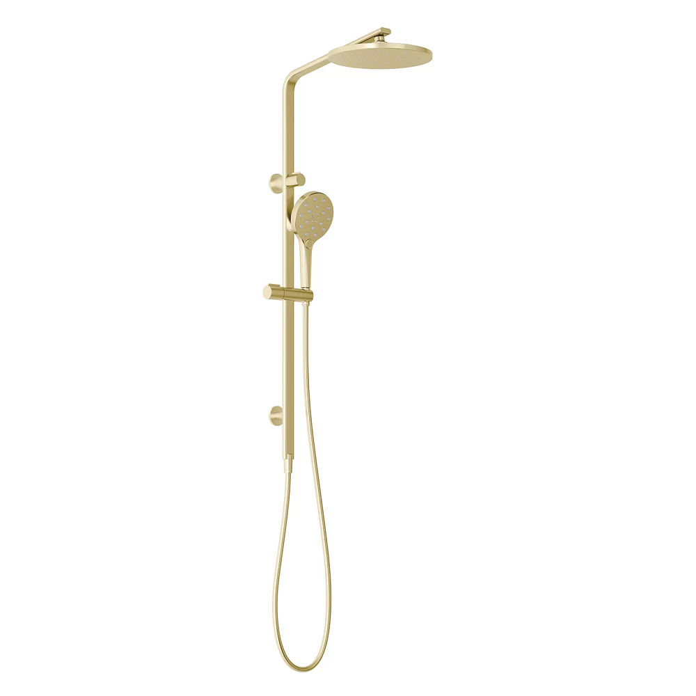 Phoenix Oxley Twin Shower Brushed Gold 610-6530-12