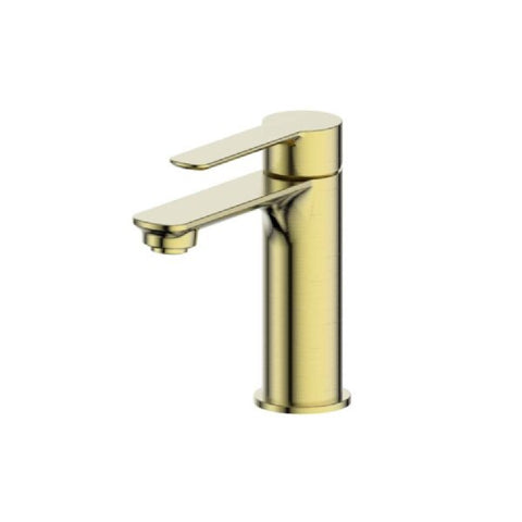 Greens Astro Ii Basin Mixer PVD Brushed Brass LF251380BB