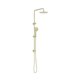 Amelie Royale II Twin Shower Rail Set w/ 250mm Round Head Brushed Gold BDO232105GBG