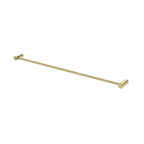 Phoenix Vivid Slimline Single Towel Rail 800mm Brushed Gold 111-8030-12