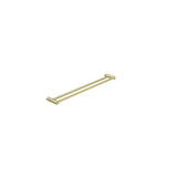 Nero Mecca Care 25mm Grab Double Towel Rail 900mm Brushed Gold NRCR2530DBG