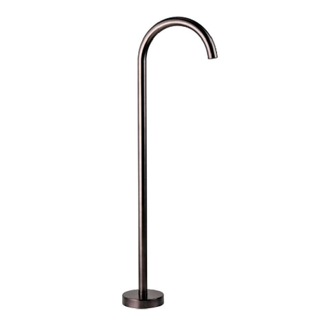 Vito Bertoni AQ Floor Mounted Bath Filler Round Graphite 98860