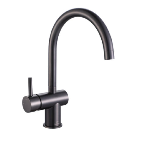 Vito Bertoni Wish2 Sink Mixer Gooseneck Graphite 42492WS6