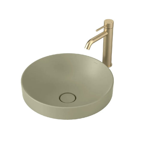 Caroma Liano II Round 400mm Inset Basin Matte Green 852400MG