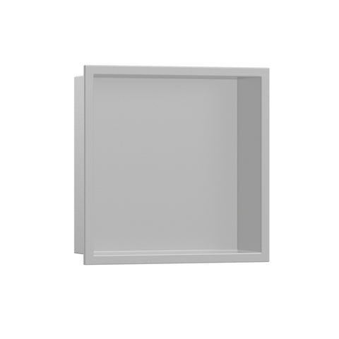 Hansgrohe Xtrastoris Wall Niche 300x300x100mm w/ Frame Concretegrey 56061380