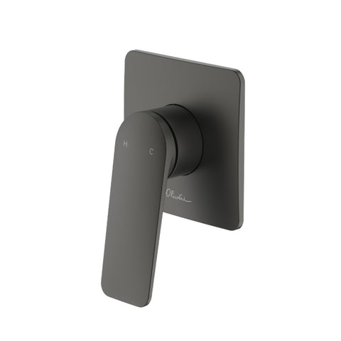 Oliveri Paris Wall Mixer Gunmetal PA100505FGM