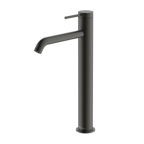 Oliveri Venice Curved Basin Tower Mixer Gunmetal VE104505FGM