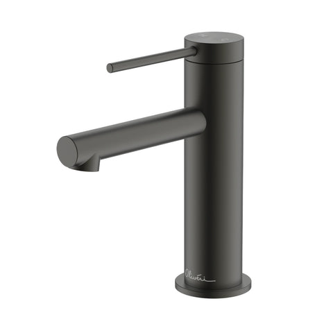 Oliveri Venice Straight Basin Mixer Gunmetal VE106505FGM