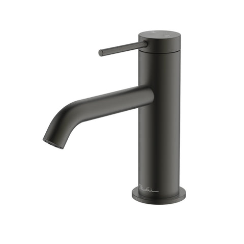 Oliveri Venice Curved Basin Mixer Gunmetal VE103505FGM