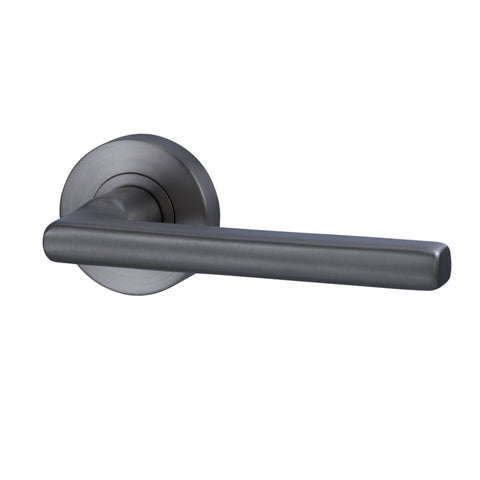 Lockwood Vivid Lever V4 Dummy Half Set Satin Gun Metal VIV3/V4GMPVD
