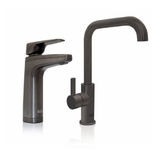 Billi Quadra Plus 9 XL Filter Tap & Square Mixer Gun Metal Grey 904065LSGM