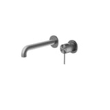 Nero Mecca Wall Basin/Bath Mixer Separate Back Plate 120mm Gun Metal NR221910C120GM