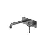 Nero Opal Wall Basin/Bath Mixer 260mm Spout Graphite NR251907A260GR