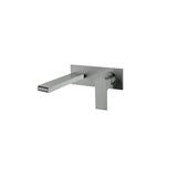 Nero Bianca Wall Basin/Bath Mixer 187mm Gun Metal NR321510AGM