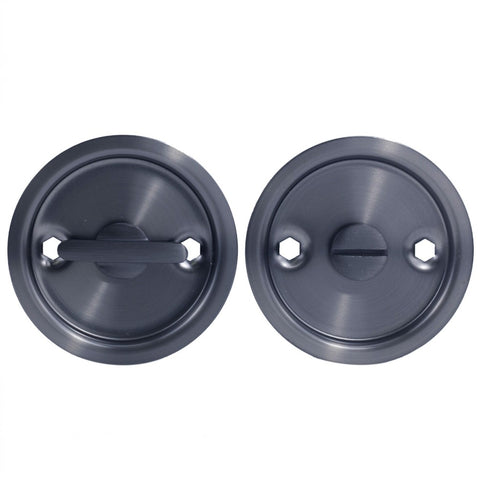 Lockwood Vivid Cavity Slider Privacy Set Satin Gun Metal VIVCAV2/GMPVD