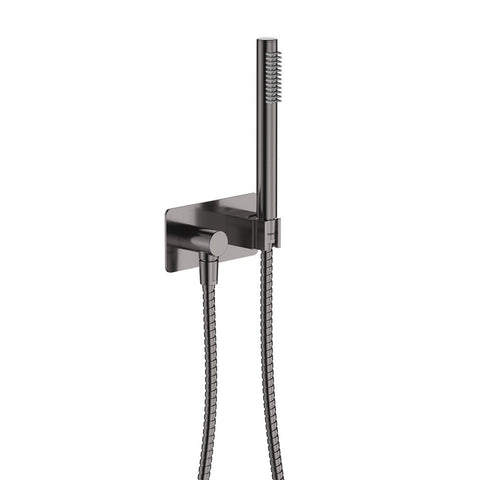 Fienza Isabella Hand Shower Rectangular Plate Gun Metal 433112GM