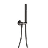 Fienza Isabella Hand Shower Round Plate Gun Metal 433203GM