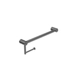 Nero Mecca Care 25mm Toilet Roll Rail 450mm Gun Metal NRCR2518AGM