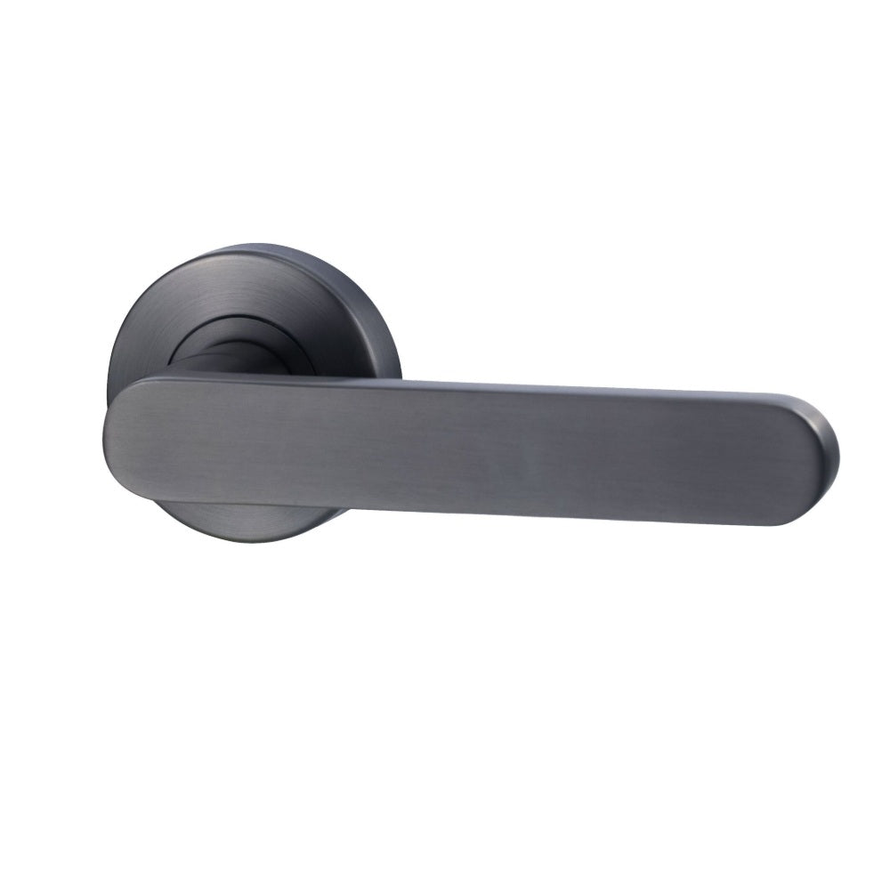 Lockwood Vivid Lever V3 Dummy Half Set Satin Gun Metal VIV3/V3GMPVD