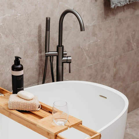 Amelie Royale Freestanding Mixer Hand Shower Gunmetal BDO210903AGM