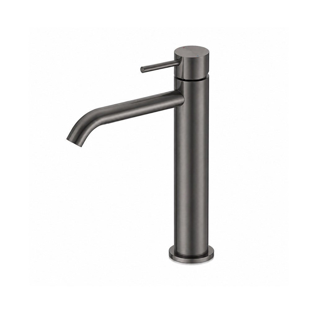 Amelie Royale II Vessel Basin Mixer Pin Curved Spout Gunmetal BDO25B015GM