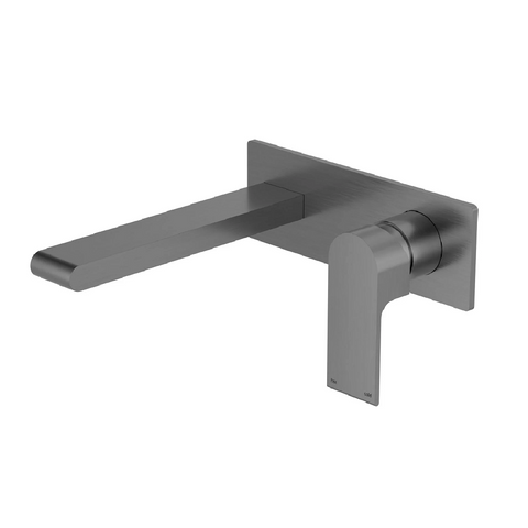 Nero Bianca Wall Basin/Bath Mixer 230mm Trim Kits Only Gunmetal NR321510BTGM