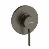 Hansgrohe Zesis S Single Lever Shower Mixer For Concealed Installation Brushed Black Chrome 74617343