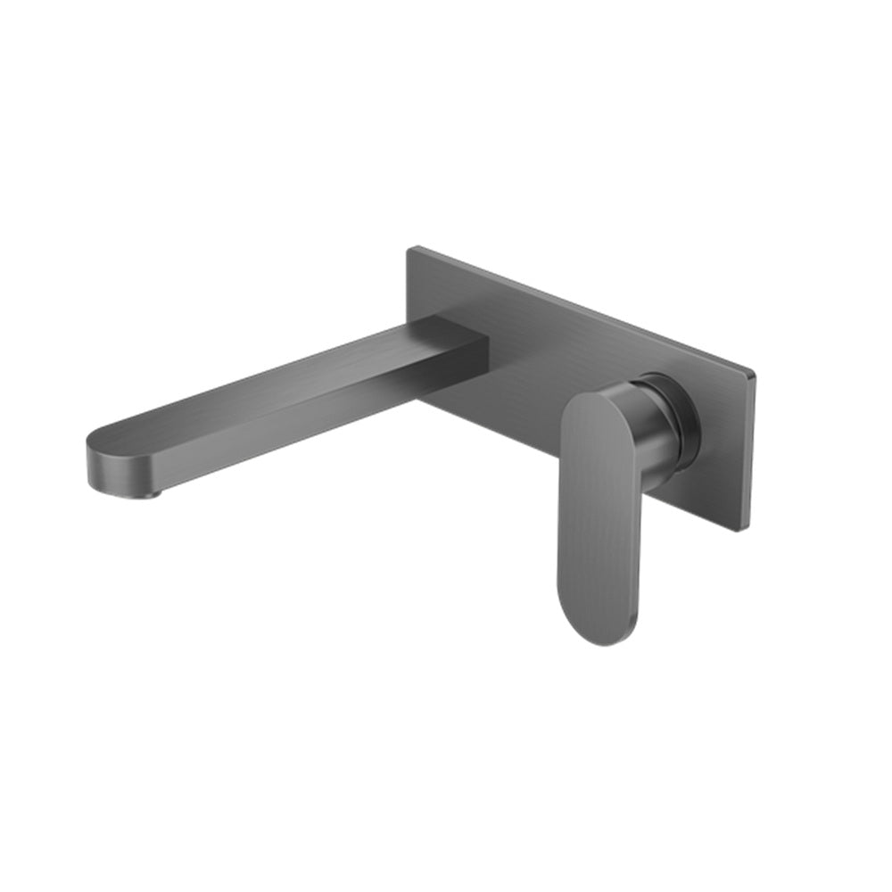 Amelie Royale Paddle Wall Basin/Bath Mixer 187mm Spout (Trim Kit Only) Gunmetal BDO301310ATGM
