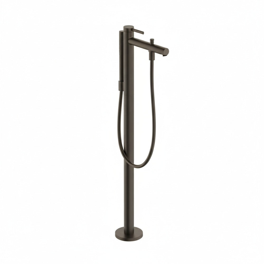 Hansgrohe Zesis S Single Lever Bath Mixer Floor-Standing Brushed Black Chrome 74445343