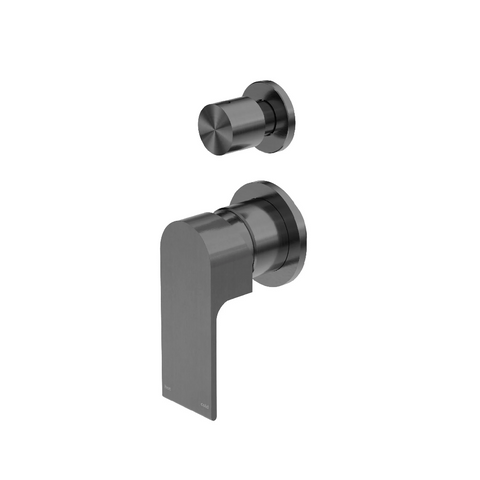 Nero Bianca Shower Mixer With Diverter (Separate Back Plate) Trim Kits Only Gunmetal NR321511GTGM