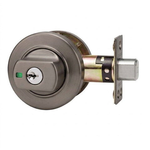 Lockwood Paradigm Deadbolt Round Rose Universal Pack Satin Gun Metal 005/B1GMPVDDP