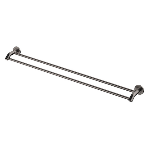FIenza Kaya Double Towel Rail 900mm Gun Metal 82808GM