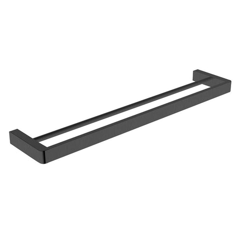 Argent Mondrian Neu Double Towel Rail 600mm Matte Black AR93624D95