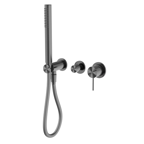 Nero Mecca Shower Mixer Diverter Systerm Separate Back Plate Trim Kits Only Gunmetal NR221912FTGM