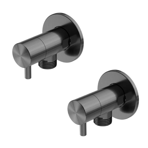Amelie Royale Washing Machine Tap Set (Pair) Gunmetal BDO262109DGM