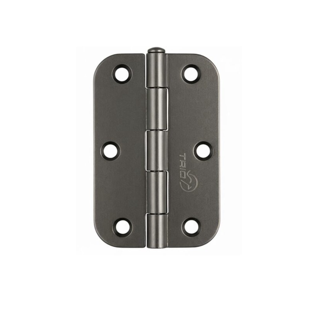 Trio Hinge Butt Radius 89x58x1.6mm Loose Pin Gunmetal Grey PBTRB8916LPGN