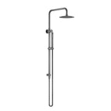 Linkware Elle 316 Stainless Steel Collection Twin Shower on Rail Gun Metal SST6808GM